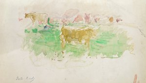 Vaches en Normandie, 1880 - Berthe Morisot